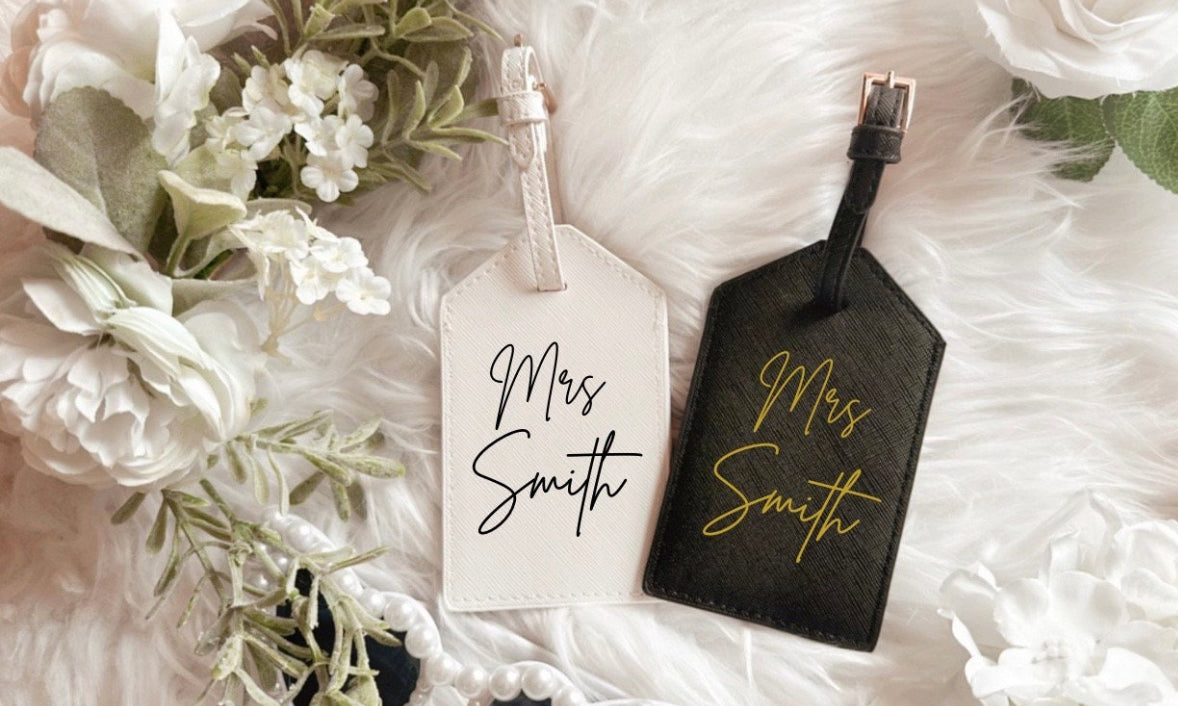 Mr & Mrs Luggage Tag